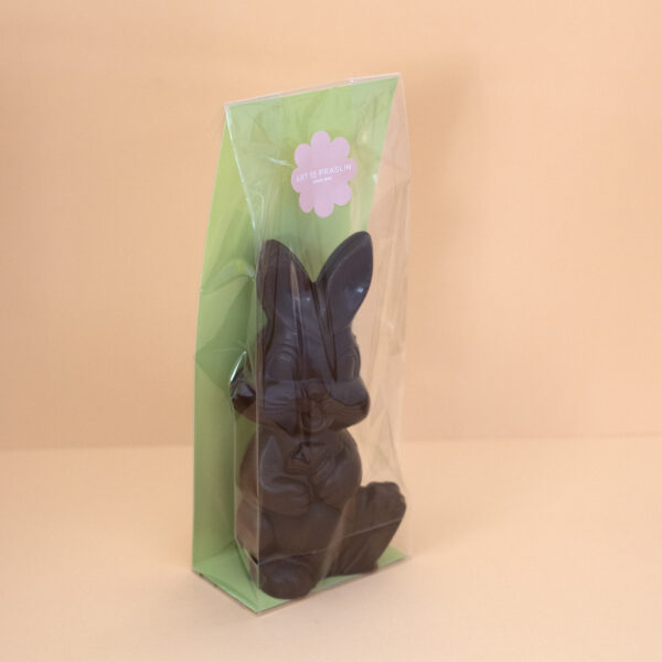 Lapin 18 cm en chocolat