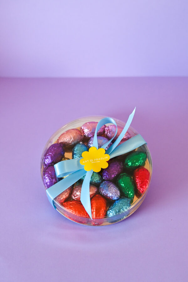 Boîte ronde 15cm oeufs